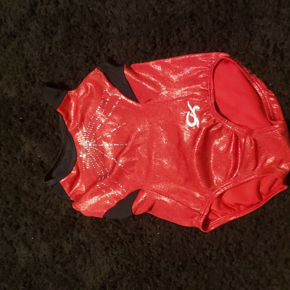 Gk Size CL Red and black Leotard